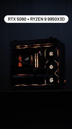 🖥️The Devil's GPU🖥️ on Instagram: "The BEAST is Awake ⚡ | ROG + Ryzen 9 9950X3D + RTX 5090 Build Showcase AMD Ryzen 9 9950X3D - 16 Cores 32 Threads - Zen 5 Architecture ASUS ROG Ryujin III 360 EXTREMECORE EDITION Black ASUS ROG CROSSHAIR X870E HERO G.Skill Trident Z Royal 64GB DDR5 6000 C28 Silver EXPO Samsung 9100 PRO (4TB) PCIe 5.0 ASUS ROG ASTRAL RTX 5090 032G GAMING ASUS TUF 502 Ammunition Box Black Borderless Edition ASUS ROG Strix 1200W GaN Technology Platinum Full Modular Power Supply 9