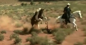 Johnny Depp falls off horse on film set