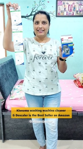 Nilam Chakor✨🧿 on Instagram: "Comment for link @kleenest.in If your clothes smell musty or your wash isn’t as fresh as it used to be… the problem isn’t your detergent, it’s your washing machine. Detergent residue, limescale, and hidden gunk build up over time and mess with your wash quality. That’s where Klenzmo by Kleenest Washing Machine Cleaner & Descaler Powder steps in — doing the dirty work so your machine doesn’t have to. Here’s what it tackles: Limescale + hard-water deposits Odour-caus