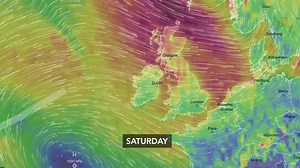 Storm Amy: Tracking weather map shows storm's path as UK braces