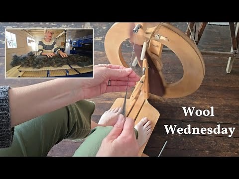 Wool processing Wednesday: Carding & blending Shetland wool