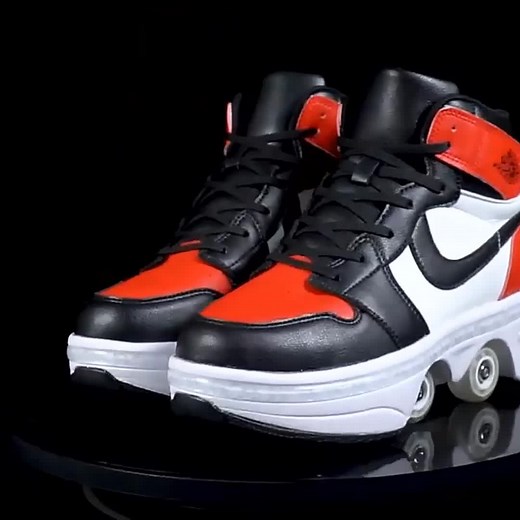 Get Stylish Roller Skate Shoes with Double Wheel LED Flash Lights!