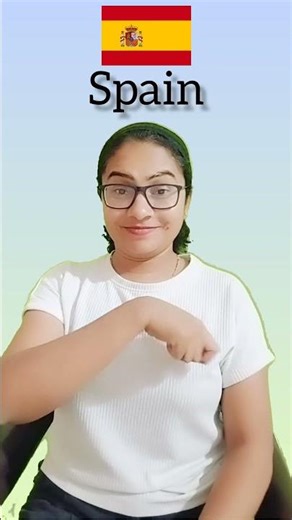 How to Sign “Spain” in Indian Sign Language (ISL) | #Shorts