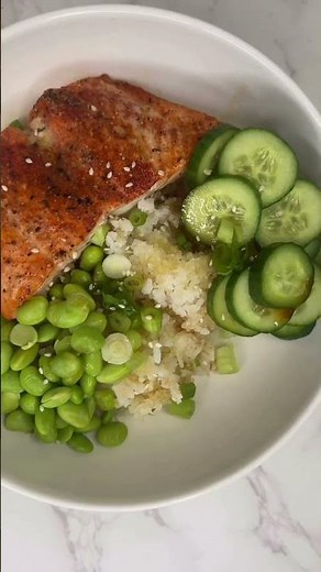 Crispy Rice Salmon Bowl
