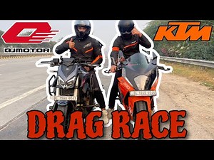 2024 KTM RC 390 Vs QJ MOTOR SRK 400 | DRAG RACE - LONG RACE | FULL COMPARISON | AFFUQURESH