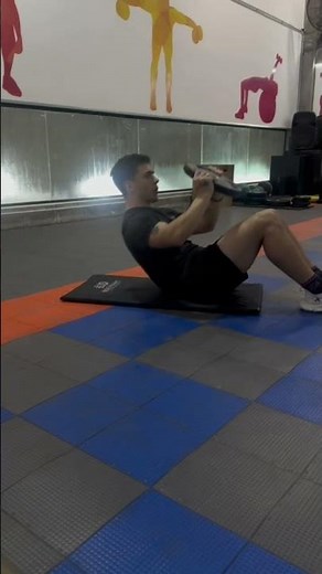 Abdominales completos con disco - crunch con disco