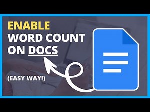 How to Enable Word Count on Google Docs [EASY WAY!] | Check Word Count in Google Docs