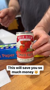 588K views · 5.9K reactions | Genius kitchen tip Wes & Alison share a helpful food saving cooking tutorial tip for freezing tomato paste. This original video was produced by Wes and Alison. | The G Family | Facebook