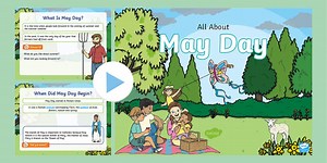 All About May Day Information PowerPoint