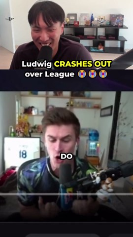 LEAGUE GETS THE BEST OF LUD #fyp #leagueoflegends #leaguetok #doublelift #ludwig