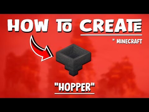 HOW TO CRAFT "HOPPER" IN MINECRAFT