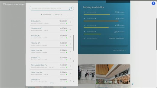 Flights running smoothly at Norfolk International Airport despite rain
