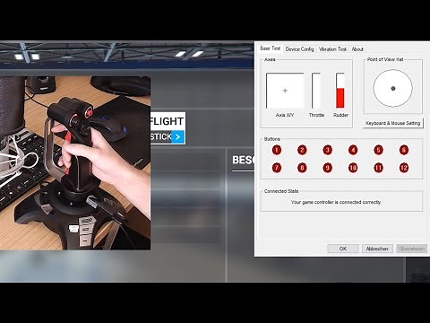 Unboxing Speedlink Phantom Hawk Flight Stick | Test - MICROSOFT FLIGHT SIMULATOR [GER]
