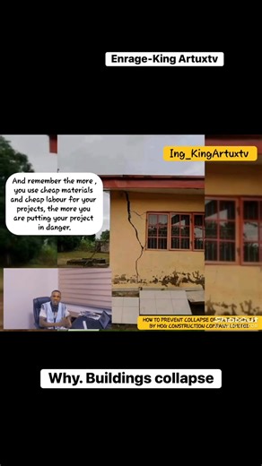 Why buildings collapse Understanding the basic causes of collapse. #engineering #construction #diy #everyone Part 9 | King Artux Gh