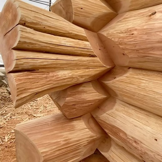 A short close up video of our Indiana build!! We just got word that it is almost complete and we can wait to go visit and see Vince and Julie again!!! | Langberg Log Homes