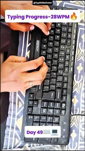 Typing Speed Practice for Govt Exams 💻 | Day 49 – Typing Master Real Test 🔡🔥