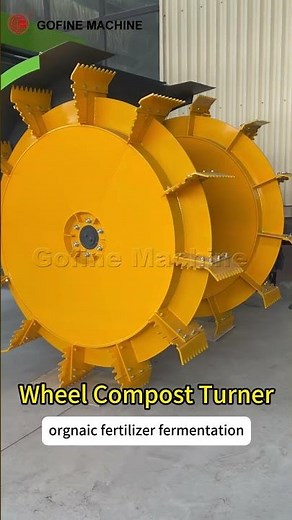 Electric composter industrial composting system food waste compost machine with Double wheel paddle