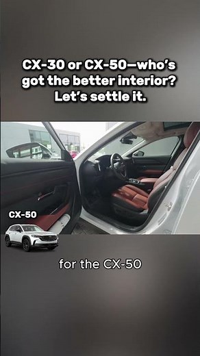 CX-50 vs. CX-30