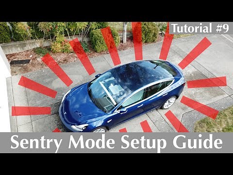 How to setup Sentry Mode in your Tesla Model 3 | Tesla Tutorial #9