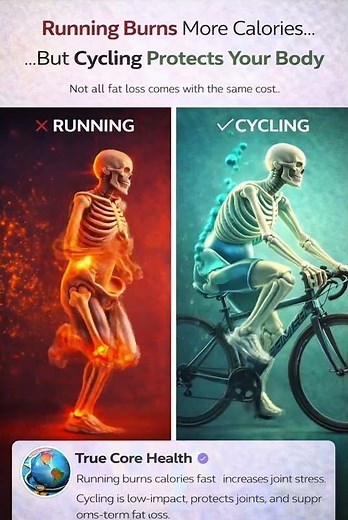 Running vs Cycling | See What Happens Inside Your Body