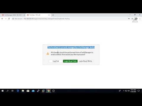 Fortigate How to configure from Fortimanager