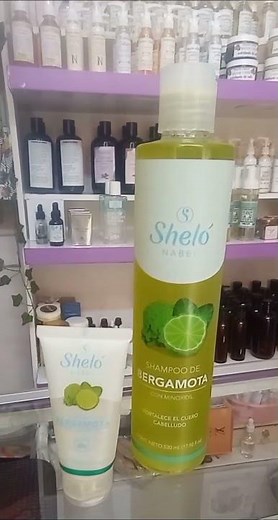 Shampoo de BERGAMOTA y MINOXIDIL de shelo nabel 💚💙