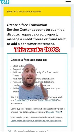 Remove old personal information for free on TransUnion #creditrepair #transunion