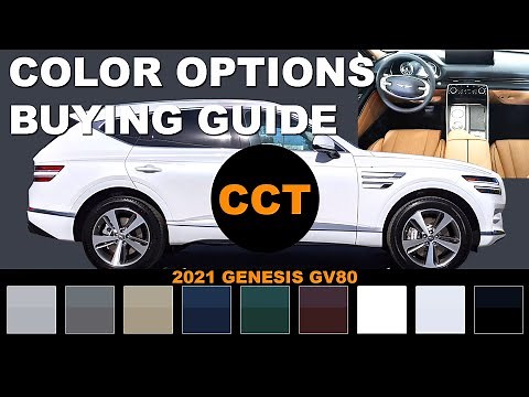 2021 Genesis GV80 - Color Options Buying Guide (See Updated Video)
