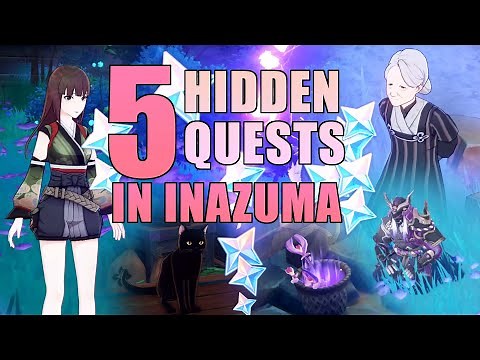 5 HIDDEN quests in Inazuma | Genshin Impact