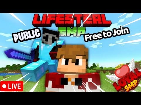 Minecraft Public Lifesteal Smp Live | 24/7 Public Server | Java + Pe