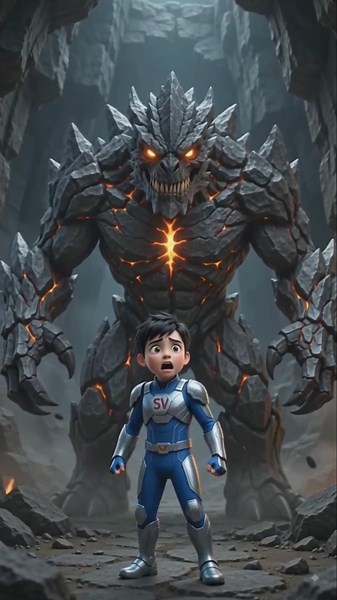 vir and stonemonster|robo boy suit on | Motu Patlu|veer|🤯😁robot wala cartoon #veer #cartoons #shorts