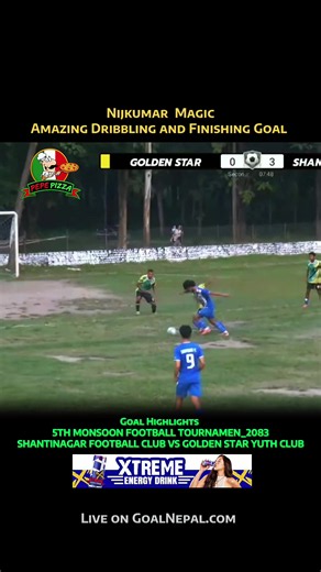 Nijkumar's Magic Goal: Shantinagar FC vs Golden Star Yuth Club