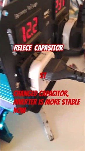 Changing a faulty capacitor/ inverter is more stable now!