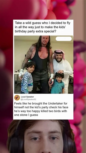 When Dad Books The Undertaker For The Kids Party