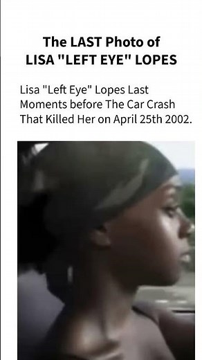 The LAST Photo of LISA “LEFT EYE” LOPES #death #tlc #music #lefteye #honduras #car #rap #singer