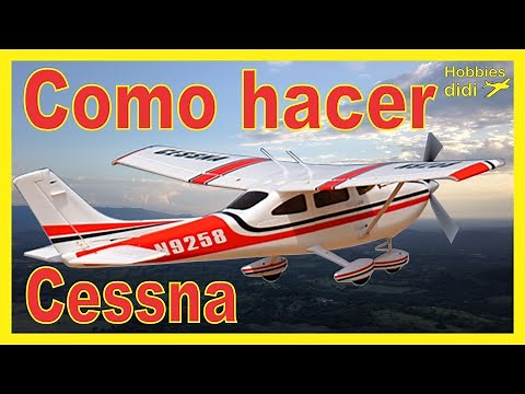 💡 Cessna 182/185 how to do it, EASY, FAST, ECONOMICAL, how to build RC air plane.