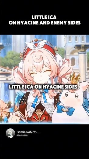 『Honkai:Star Rail』Little Ica is so Cute☺️#shorts#honkaistarrail#hoyocreators#hyacine#hsr