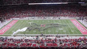 Watch Ohio State Marching band formations honoring military in 60 seconds