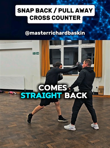 A pull-back cross counter is when you bait a punch, lean or step back to make it miss, then snap back in with a powerful cross as your opponent overextends. #boxing🥊 #boxingtraining #ko #fighting #punch