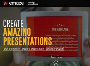 موقع EMAZE لتصميم عروض تقديمية احترافية - تعليم جديد