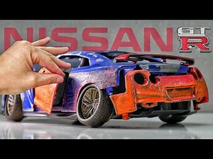 Restoration & Tuning Nissan GTR (R35) - Super realistic restore SportCar