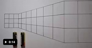 This is an example of a visual illusion caused by perspective cues - Video