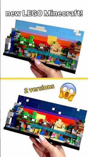 The new LEGO Minecraft Mini Biomes set in details! 🍄 🏜️ 🌳 #legominecraft #newlego #lego2026