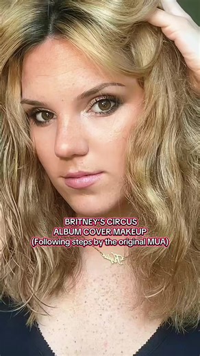This look by @patidubroff is an absolute dream!! Make sure to go show her original video some love. The options to stitch or duet were not available, but I was excited to try this out. #makeuptutorial #makeupartist #circus #britneyspears #early2000s #y2kmakeuplook #britneyspearscircus #makeuplook #2000s #britneyspearsfan #popstars #britneyspearstiktok