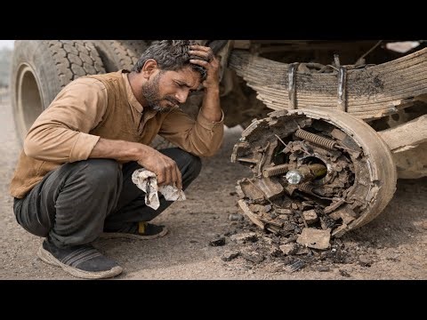 When Overload Destroys Everything – Axle, Bolts & Dreams Shattered 💔.