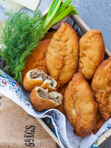 The Best Cheesy Beef Piroshki (video)