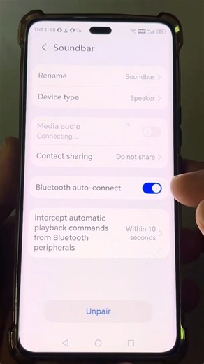How to Enable or Disable Bluetooth Auto Connect on Honor Mobile Phone #shorts
