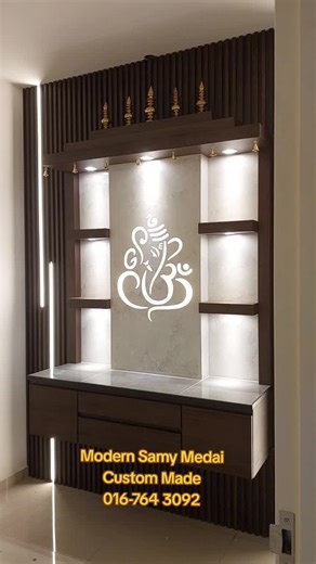 Modern Custom Samy Medai and Altar Design