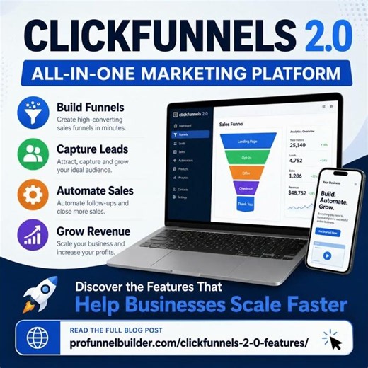 🚀 ClickFunnels 2.0 Features Explained! #businessgrowth