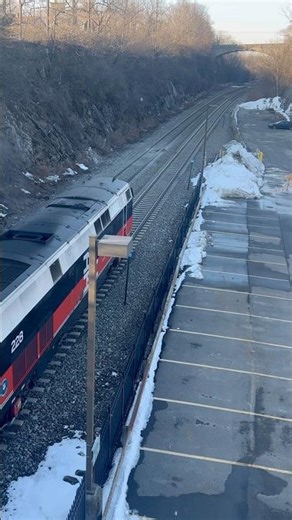 228 Passing The Old NYCRR Train Yard, Which Is Now A Parking Lot @ New Hamburg, NY